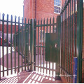 2014 Hot Sale PVC Coated Galvanized Steel Palisade Fencing